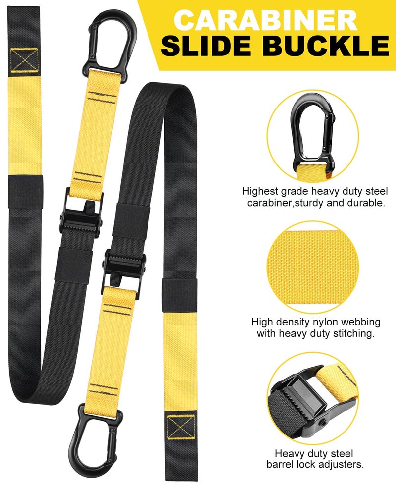 Thcbme Home Resistance Training Kit  Resistance Trainer Exercise Straps with Handles  Door Anchor and Carrying Bag for Home Gym  Bodyweight Resistance Workout Straps for Full-Body Workout - Image 3